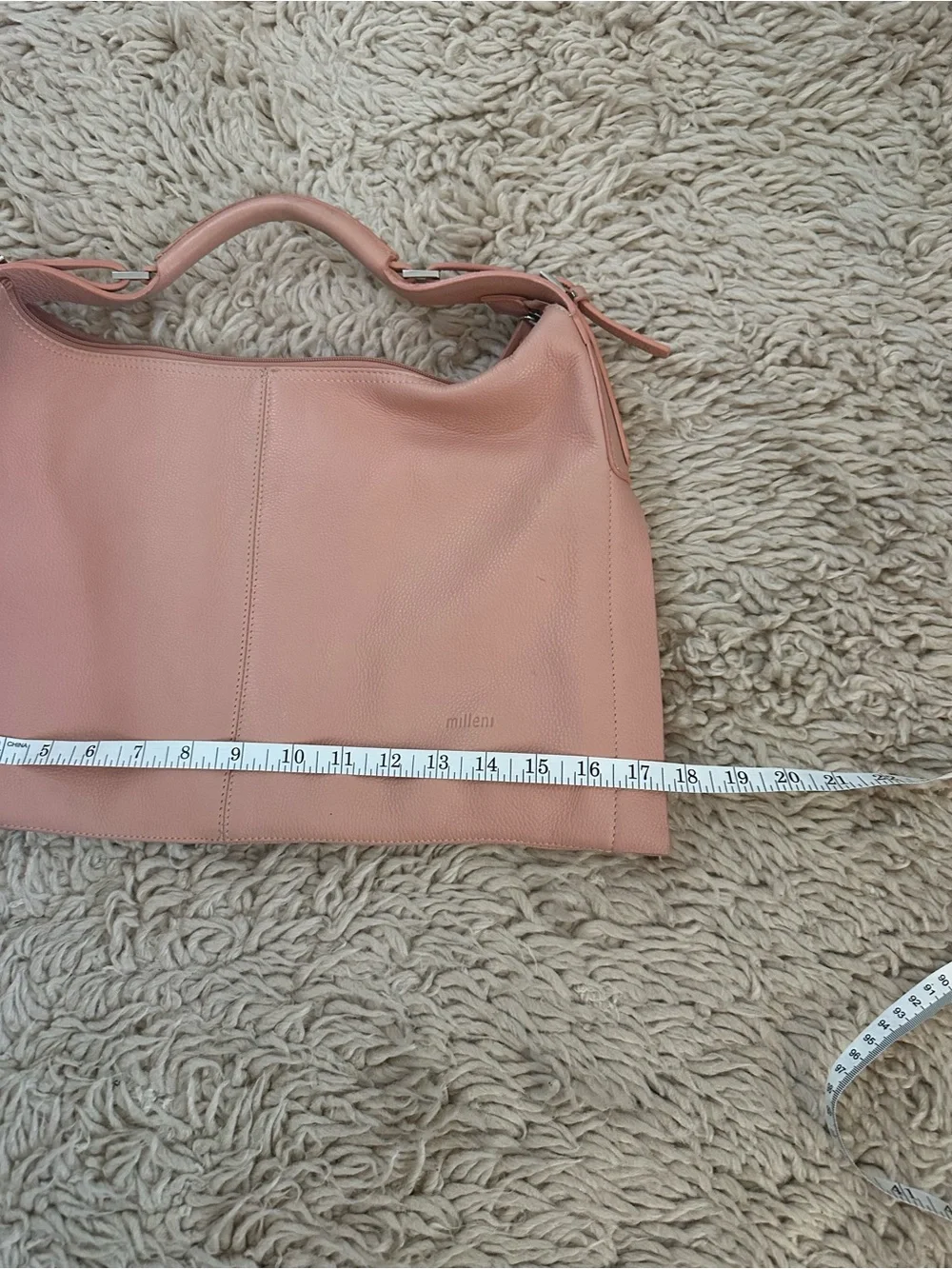 Milleni Genuine Leather Hobo